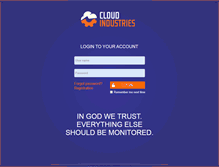 Tablet Screenshot of ev.cloudindustries.eu